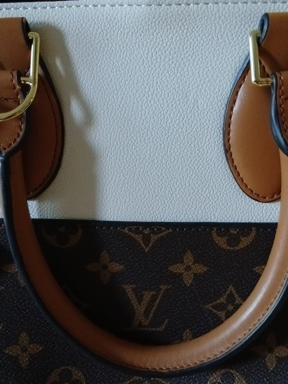 Louis Vuitton Fold Tote Satchel Crossbody PM Tri-Color Monogram + DUSTBAG